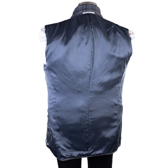 Yves Saint Laurent YSL Mens Size 40R Sport Coat Blazer Vintage Textured Blue EUC - Picture 12 of 14